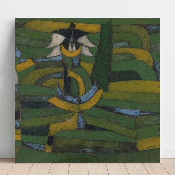 Reproduction of the painting White Flower Painting in the Garden - Paul Klee