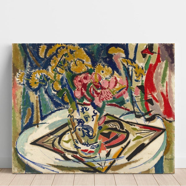 Reproduction of the painting Flower Painting - Henry Lyman Sayën