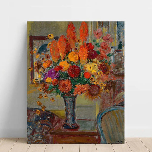 Reproduction of the painting Flowers in an Interior - Jacques-Émile Blanche