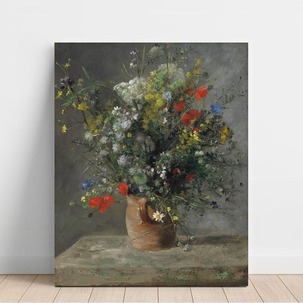 Reproduction of the painting Flowers in a Vase - Pierre-Auguste Renoir