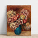 Reproduction of the painting Flowers in a Green Vase - Pierre-Auguste Renoir