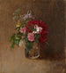 Flowers in a glass - Albert Edelfelt — artwork view