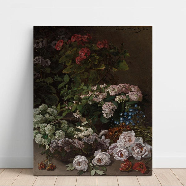 Reproduction of the painting Spring Flowers Painting - Claude Monet