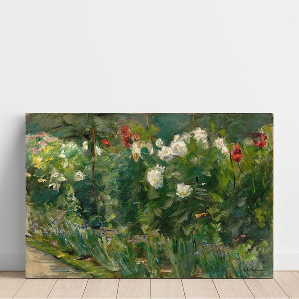 Reproduction of the painting Red and White Flowers Oriented Southeast - Max Liebermann