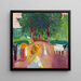 Flirtant dans le Parc - Edvard Munch — framed artwork on a wall