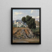 Vue de La Cava - Félix-Hippolyte Lanoë — framed artwork on a wall