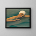 The Swimmer - Félix Bonnet — framed artwork on a wall