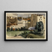 La Rue Rousselet - Félix Bracquemond — framed artwork on a wall