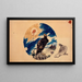 The Republican Plate - Félix Bracquemond — framed artwork on a wall