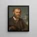 Portrait of Édouard Manet - Félix Bracquemond — framed artwork on a wall