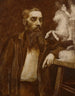 Portrait of the sculptor Armand Le Véel - Félix Bracquemond — artwork view