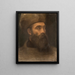 Portrait painting presumed of Henri Fantin-Latour - Félix Bracquemond — framed artwork on a wall