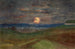 Sunset over factory chimneys - Félix Bracquemond — artwork view