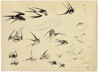Les Hirondelles - Félix Bracquemond — artwork view
