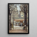 the street corner Gassendi and Avenue du Maine XIV Paris - Félix Brard — framed artwork on a wall