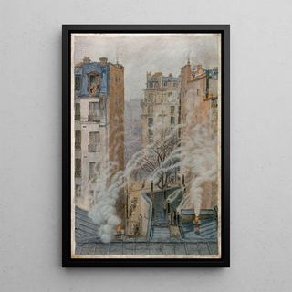 Flix Brard - LAvenue du Maine XIVe Paris vue du 6e tage du n42 de la rue Gassendi.webp