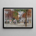 Square de la Mairie, rue Mouton-Duvernet et rue Boulard - Félix Brard — framed artwork on a wall