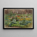a flowering garden at Grand Montrouge - Félix Brard — framed artwork on a wall