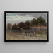 View of Lakanal Street in Grand Montrouge - Félix Brard — framed artwork on a wall