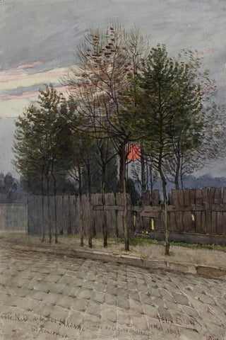 View of the Northwest Side of Lakanal Street at Grand Montrouge - Félix Brard — artwork view
