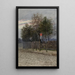 View of the Northwest Side of Lakanal Street at Grand Montrouge - Félix Brard — framed artwork on a wall