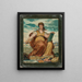 L'Octroi de Paris - Félix Jobbé-Duval — framed artwork on a wall