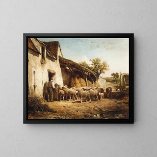 House Time - Félix Saturnin Brissot de Warville — framed artwork on a wall