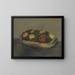 Basket with red and yellow apples - Félix Vallotton — framed artwork on a wall