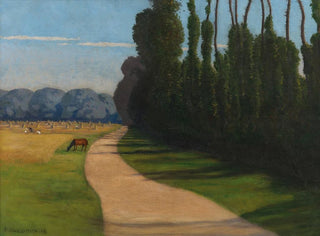 the Red Cross Path - Félix Vallotton — artwork view