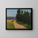 the Red Cross Path - Félix Vallotton — framed artwork on a wall