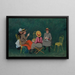 Fillettes au Bois de Boulogne ou Le Jardin - Félix Vallotton — framed artwork on a wall