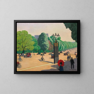 La Porte Dauphine - Félix Vallotton — framed artwork on a wall