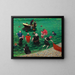 The Bathing at Étretat - Félix Vallotton — framed artwork on a wall