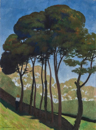 Les Grands Arbres environs d'Honfleur - Félix Vallotton — artwork view