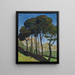 Les Grands Arbres environs d'Honfleur - Félix Vallotton — framed artwork on a wall