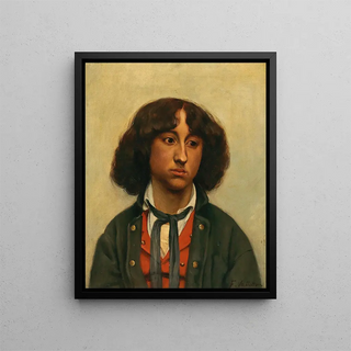 Lost in Thought - Félix Vallotton — framed artwork on a wall