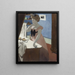 Misia at her dressing table - Félix Vallotton — framed artwork on a wall