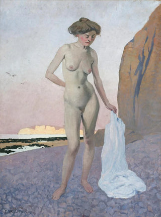 On the beach 1905 - Félix Vallotton — artwork view