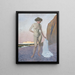 On the beach 1905 - Félix Vallotton — framed artwork on a wall