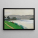 La Seine à Tournedos - Félix Vallotton — framed artwork on a wall
