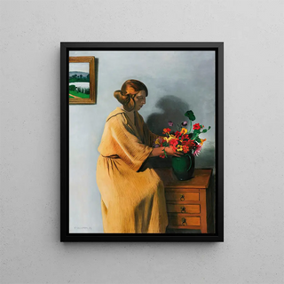 The Bouquet - Félix Vallotton — framed artwork on a wall