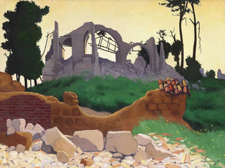 L'église de Souain - Félix Vallotton — artwork view