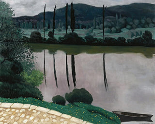 La Dordogne at Vitrac - Félix Vallotton — artwork view