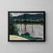La Dordogne at Vitrac - Félix Vallotton — framed artwork on a wall