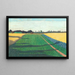 Les champs plateau de la Croix-Rouge - Félix Vallotton — framed artwork on a wall