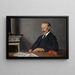 The Old Concierge - Félix Vallotton — framed artwork on a wall