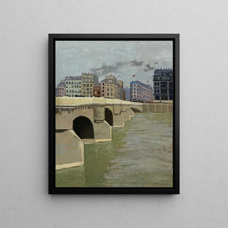Le Pont Neuf 1902 - Félix Vallotton — framed artwork on a wall