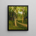 Track In The Bois De Boulogne - Félix Vallotton — framed artwork on a wall