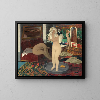 Women at their toilette - Félix Vallotton — framed artwork on a wall