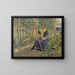Young girl painting - Félix Vallotton — framed artwork on a wall
